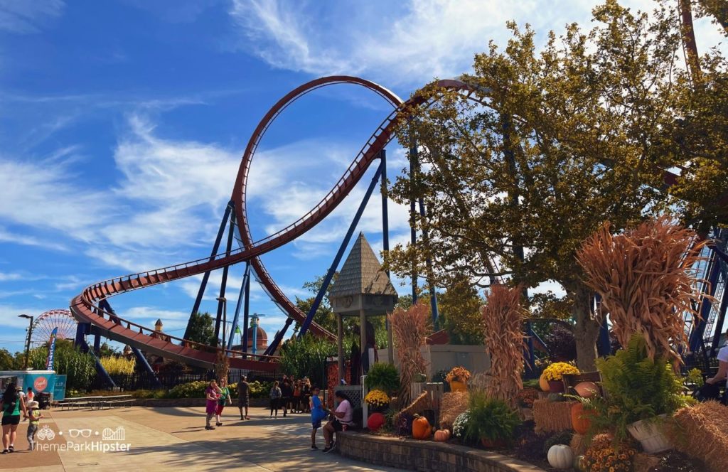 Cedar Point Amusement Park Ohio Valravn Drop Roller Coaster