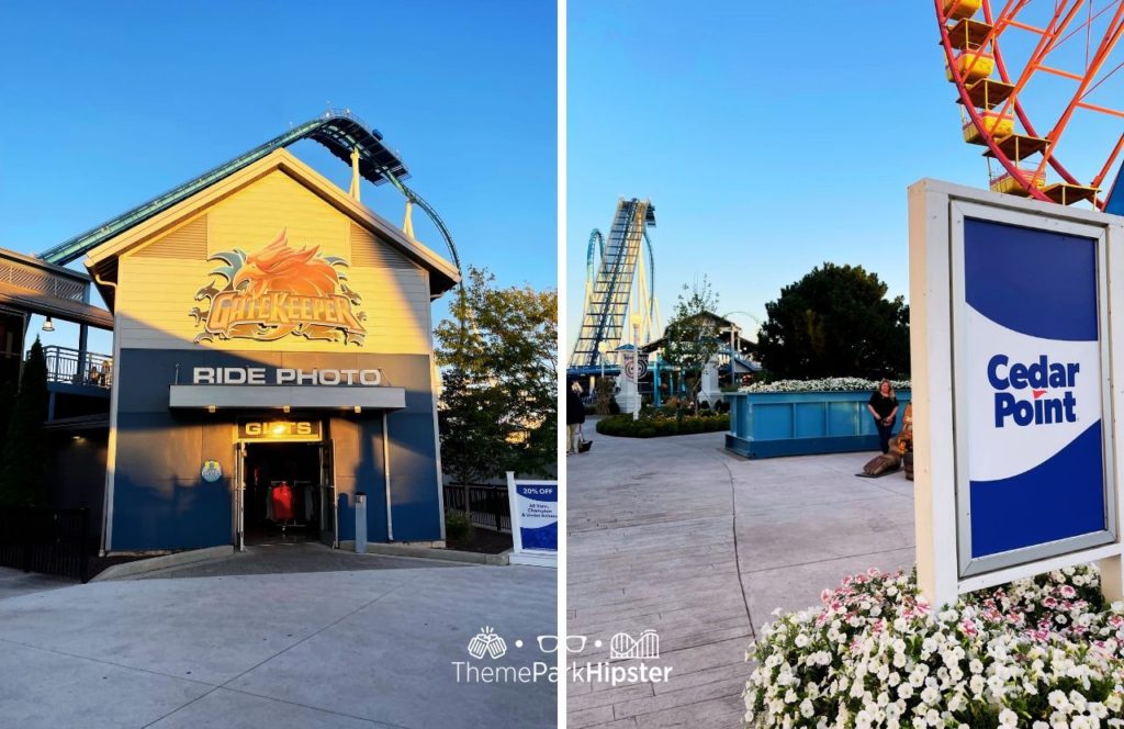 Cedar Point Ohio Amusement Park Gatekeeper roller coaster ride photo store