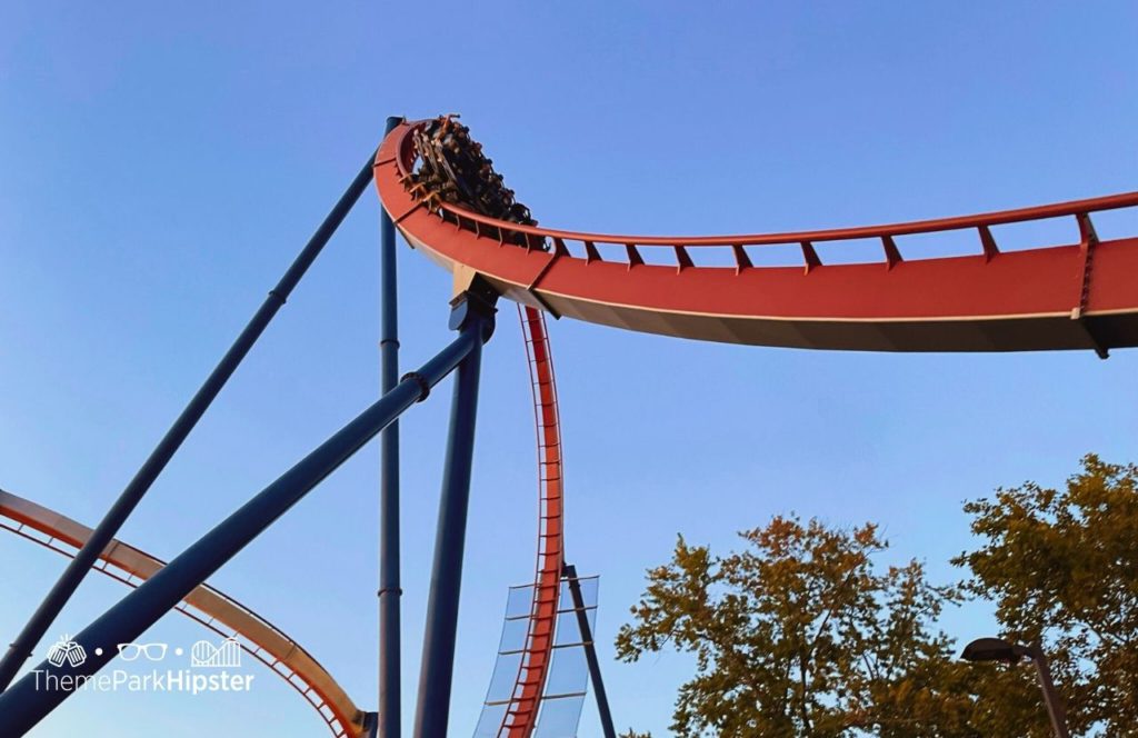 Cedar Point Ohio Amusement Park Valravn Roller Coaster. One of the tallest roller coasters at Cedar Point.