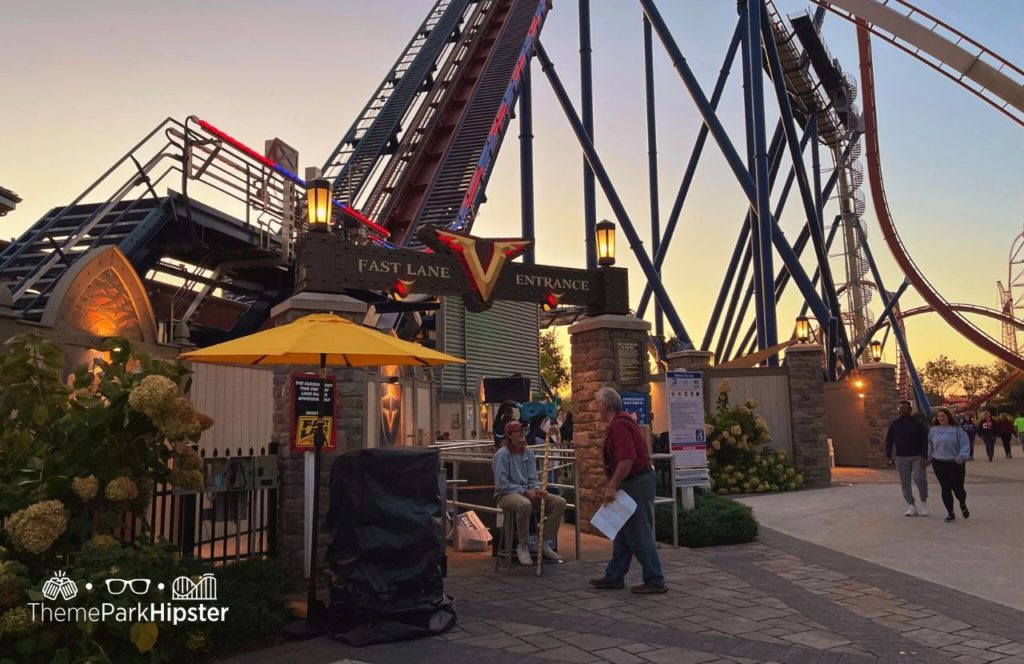 Cedar Point Ohio Amusement Park Valravn Roller Coaster 