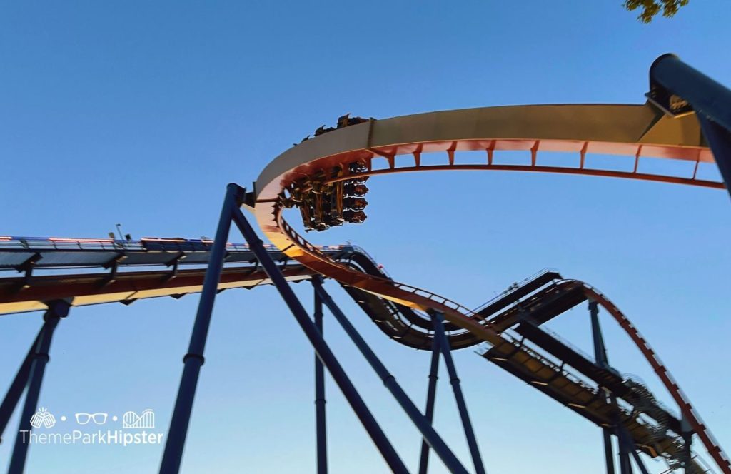 Cedar Point Ohio Amusement Park Valravn Roller Coaster at Halloweekends. One of the best rides at Cedar Point.