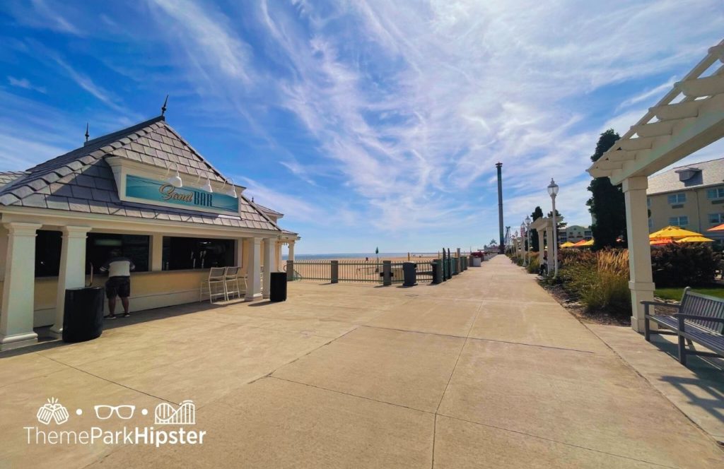 Cedar Point Ohio Hotel Breakers Sand Bar on Lake Eerie Beach