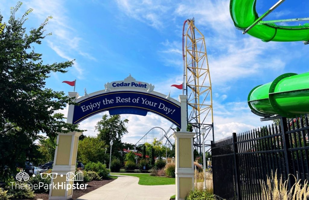 Cedar Point Ohio Shores Water Park and Top Thrill 2. One of the best rides at Cedar Point.