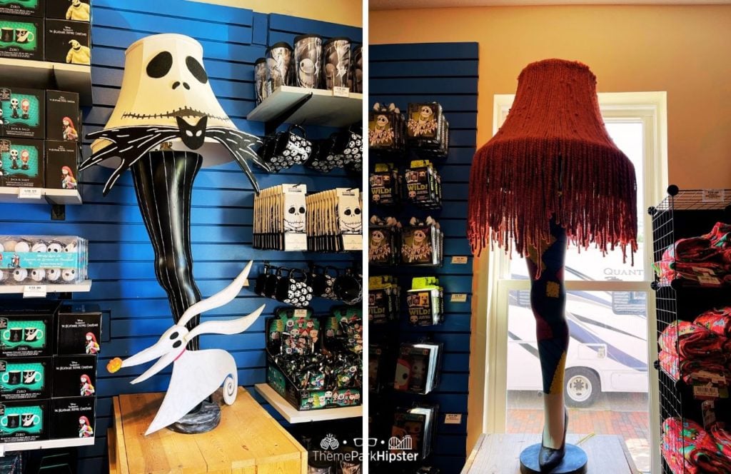 One of the best things to do in Cleveland, Ohio A Christmas Story House Gift Shop Jack Skellington Nightmare Before Christmas Lamp Leg