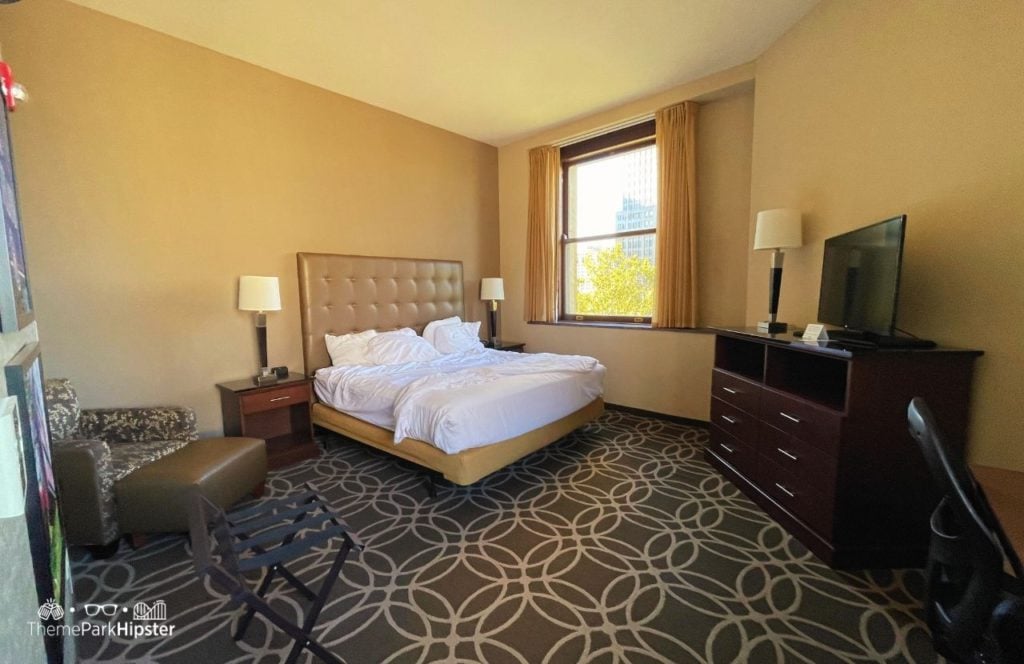 One of the best things to do in Cleveland, Ohio Downtown Drury Inn Hotel suite room