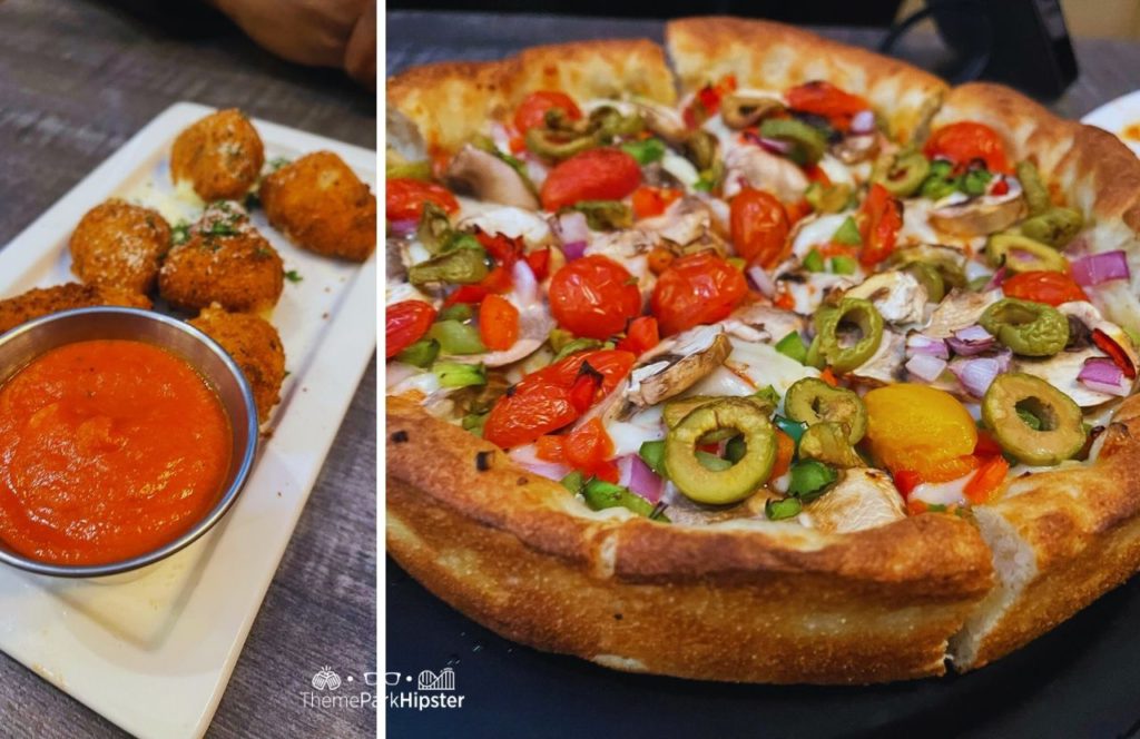 One of the best things to do in Cleveland, Ohio Olmsted Falls JoJo Carloni's Italian Restaurant Mozzarella Bites and Veggie Pizza. Keep reading for your full guide on the best things to do in Cleveland for your Cedar Point trip.