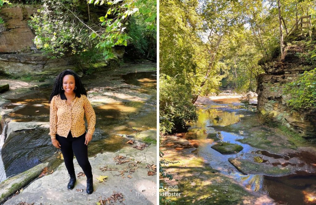 One of the best things to do in Cleveland, Ohio Olmsted Falls Park with NikkyJ. Keep reading for your full guide on the best things to do in Cleveland for your Cedar Point trip.