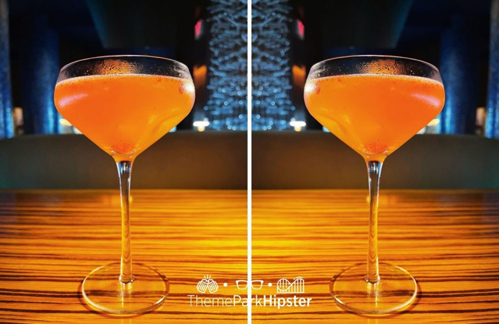 La vie en rose cocktail Todd English's Bluezoo Restaurant bar lounge Swan and Dolphin Resort Hotel at Walt Disney World. Keep reading for all you need to know about Todd English Bluezoo.
