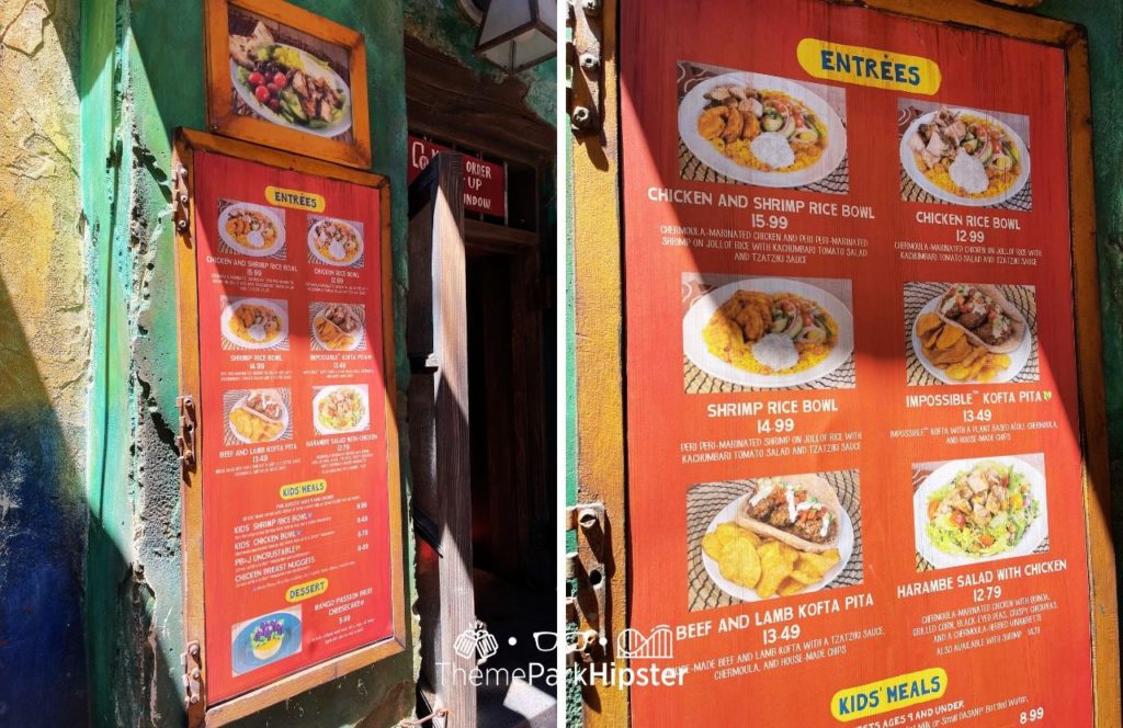 Africa Harambe Village Menu Disney Animal Kingdom Theme Park. Making it one of the best restaurants in Animal Kingdom.