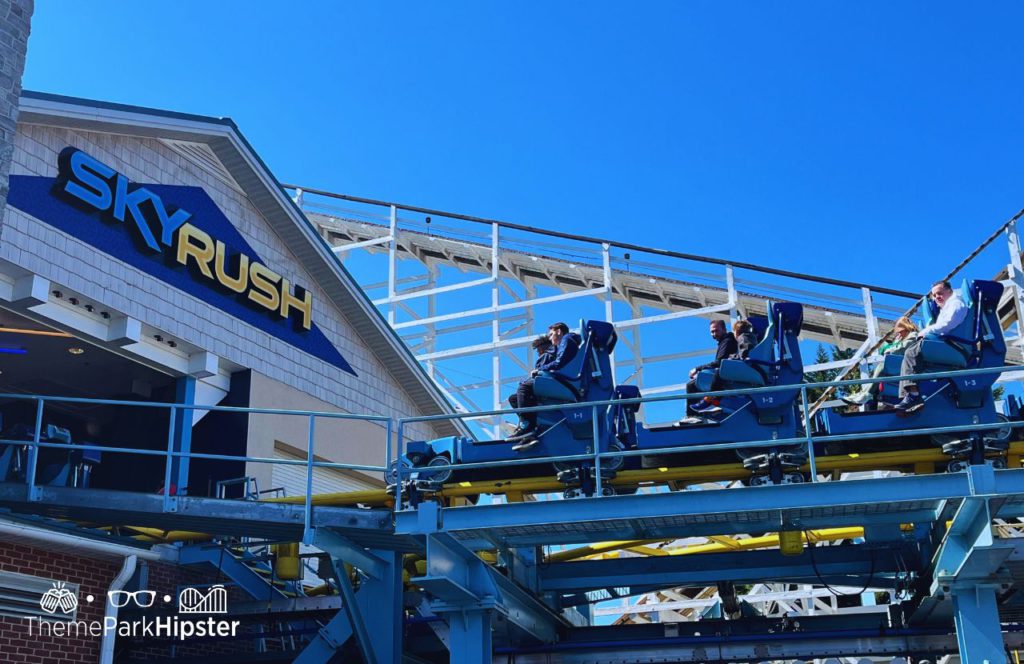 Hersheypark Theme Park Skyrush Roller Coaster.