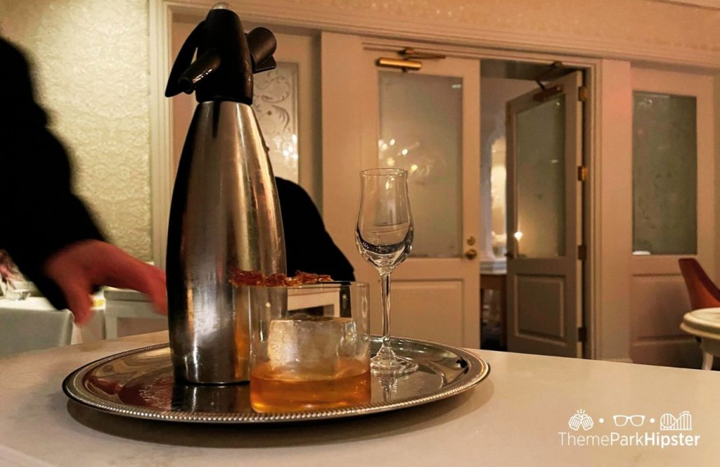 Bacon Old Fashion Victoria and Alberts Restaurant at Disney's Grand Floridian Resort
