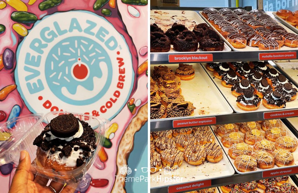 Disney Springs Everglazed Doughnuts Cookies and Cream 