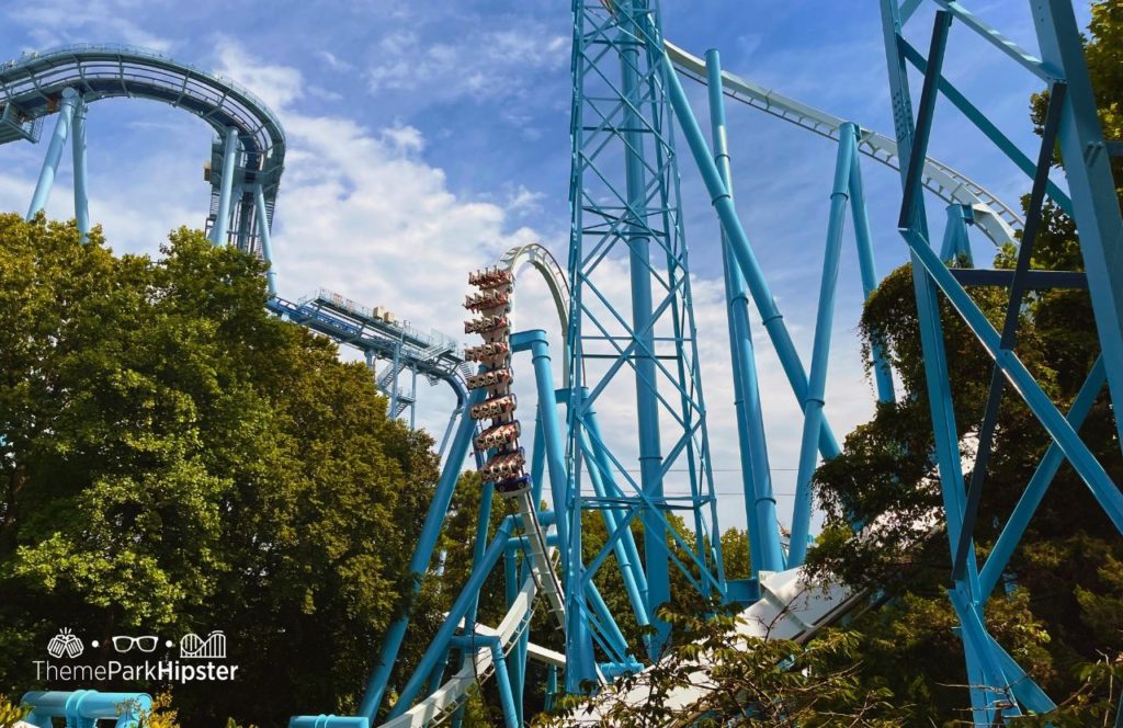 Alpengeist Roller Coaster in Germany Area at Busch Gardens Williamsburg Virginia