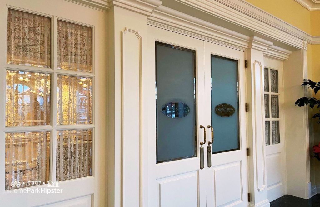 Entrance to Victoria and Alberts Restaurant at Disney Grand Floridian Resort