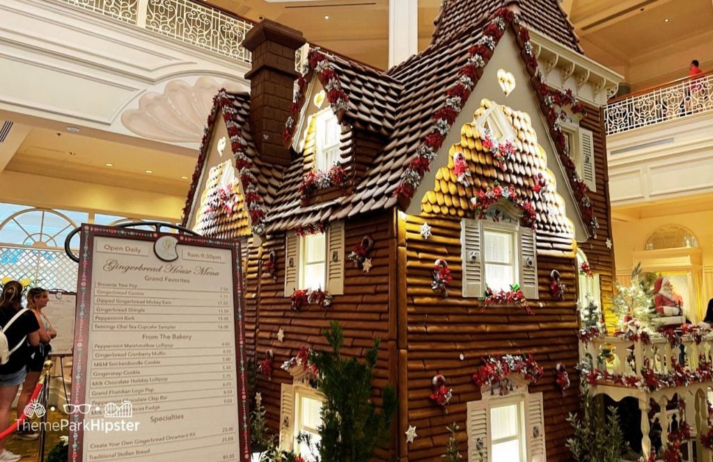 Gingerbread house at Disney Grand Floridian Resort