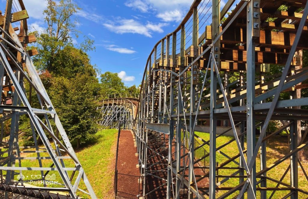 Invadr Roller Coaster at Busch Gardens Williamsburg, Virginia