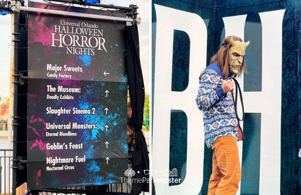 Black Phone Guy from Blumhouse Scare Zone in HHN 33 Halloween Horror Nights at Universal Studios Orlando Florida