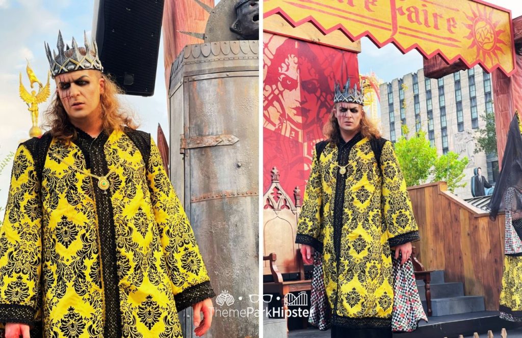 King in Torture Faire Scare Zone at HHN 33 Halloween Horror Nights at Universal Studios Orlando Florida