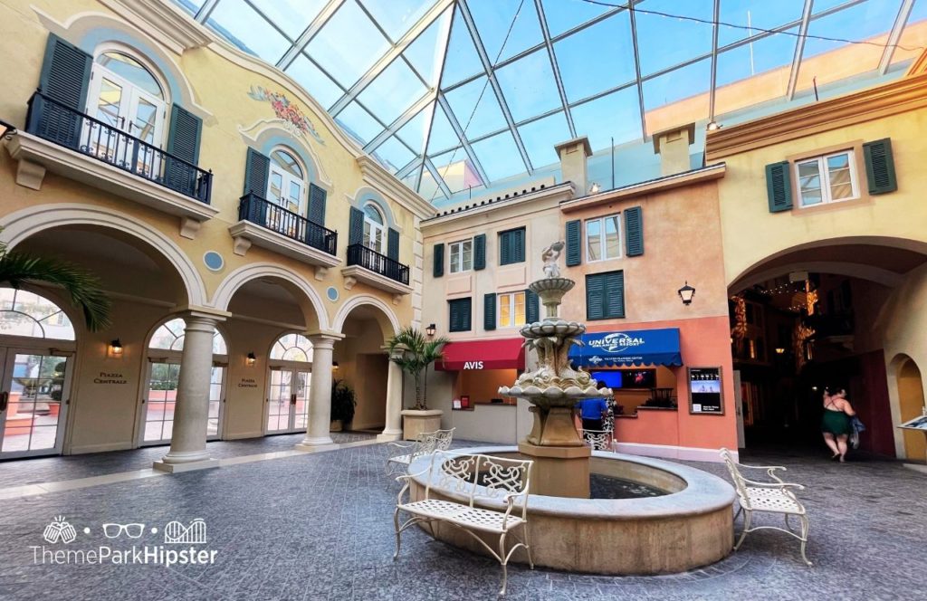 Lobby Area at Loews Portofino Bay Resort a Universal Orlando Hote