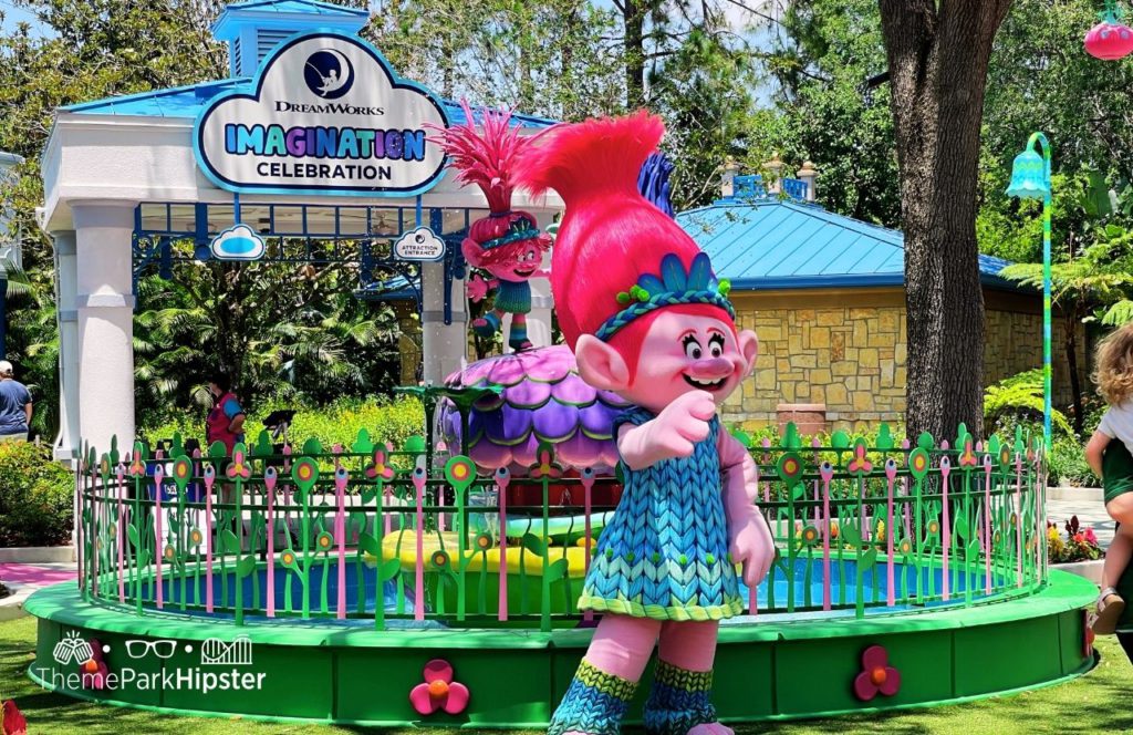 Poppy's Playground and Trolls Character DreamWorks Land at Universal Studios Orlando Florida
