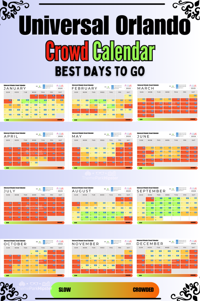 2025 Universal Epic Universe Crowd Calendar Best Days to Go