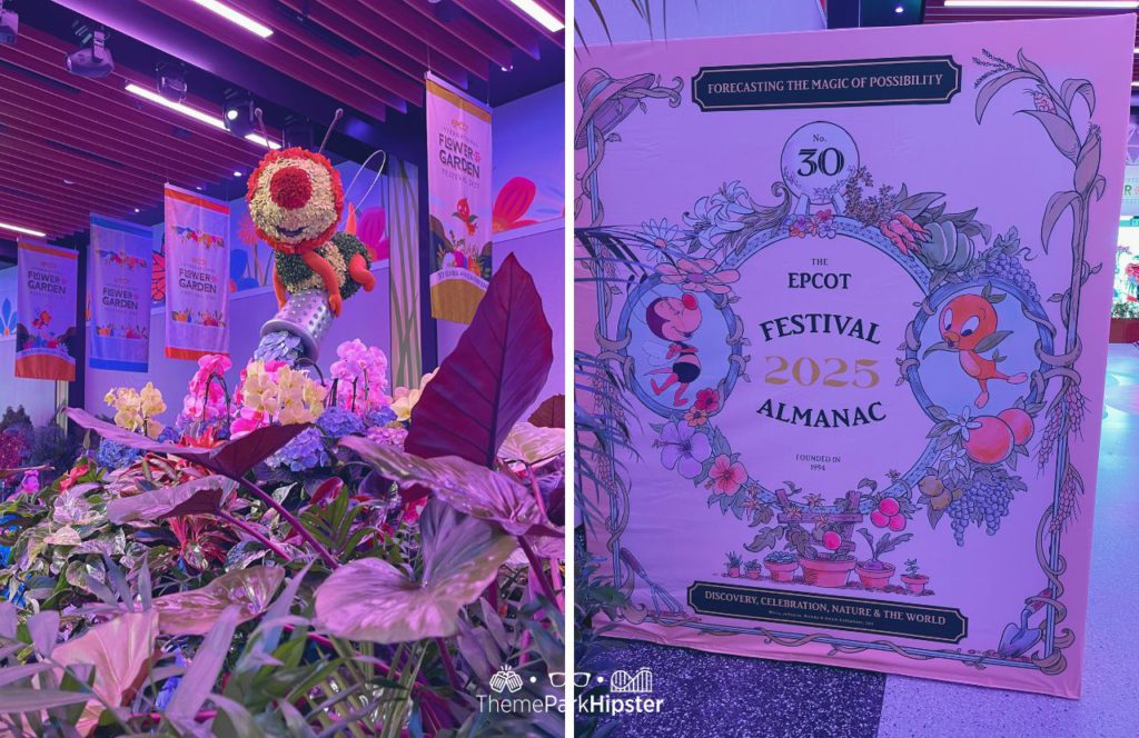 2025 Epcot Flower and Garden Festival Communicore Hall Spike Bee Topiary