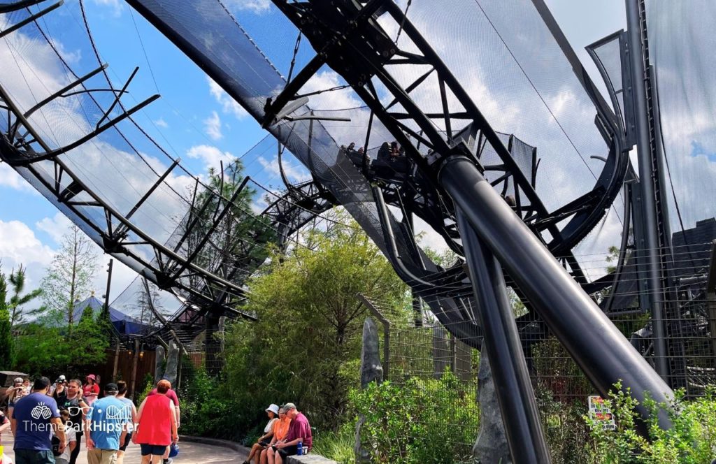 Curse of the Werewolf Roller Coaster in Dark Universe Universal Epic Universe Theme Park Orlando