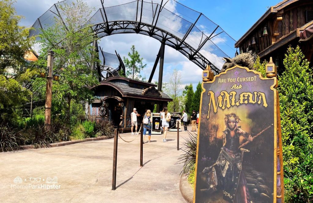 Curse of the Werewolf Roller Coaster in Dark Universe Universal Epic Universe Theme Park Orlando.One of the best roller coasters at Epic Universe.