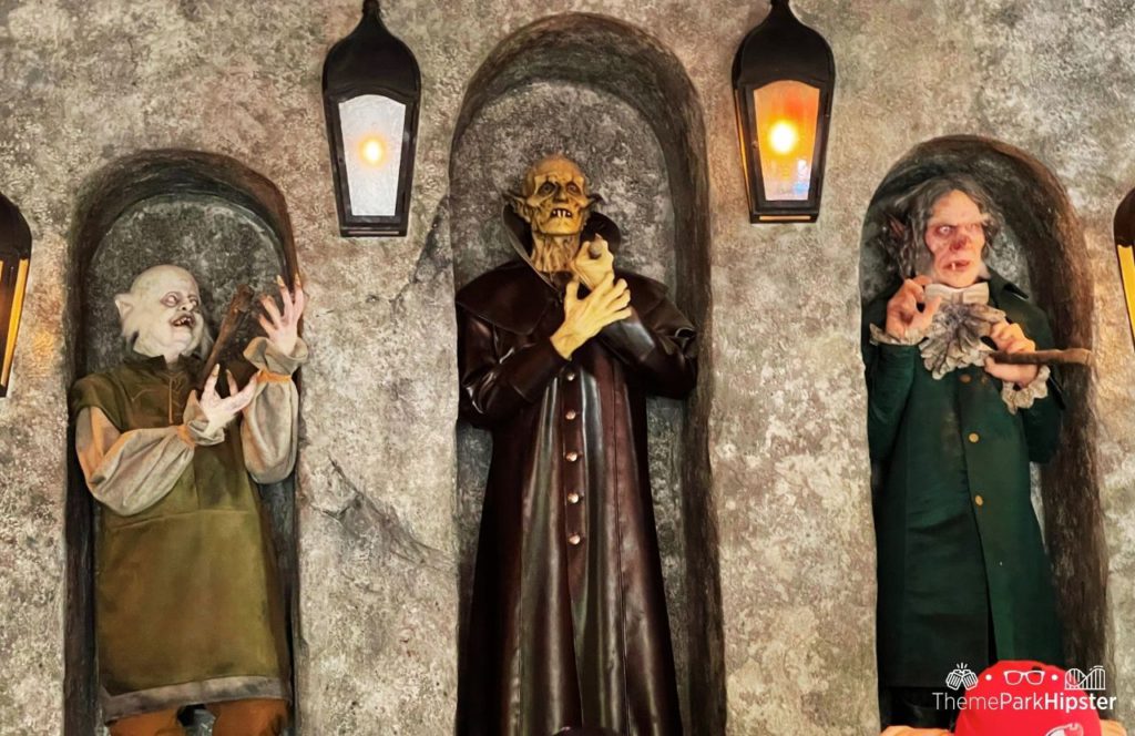 Dark Universe Das Stakehaus Restaurant Vampires outside Universal Epic Universe Theme Park Orlando