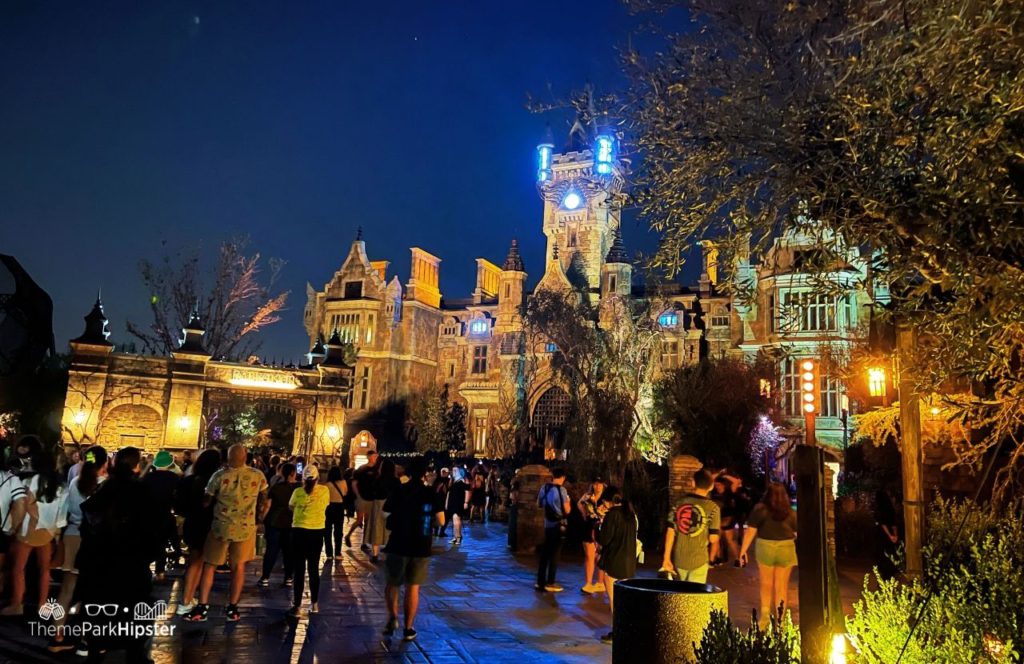 Dark Universe at Night Monsters Unchained_ The Frankenstein Experiment Castle Universal Epic Universe Theme Park Orlando
