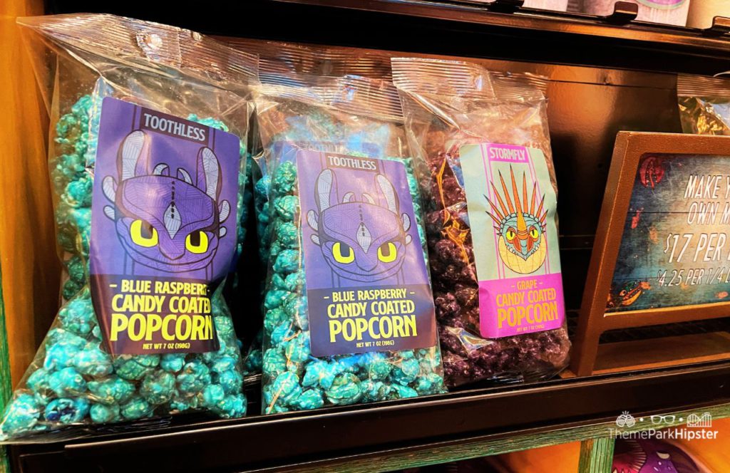 How to Train Your Dragon Isle of Berk How to Treat Your Dragon Store Popcorn Universal Epic Universe Theme Park Orlando