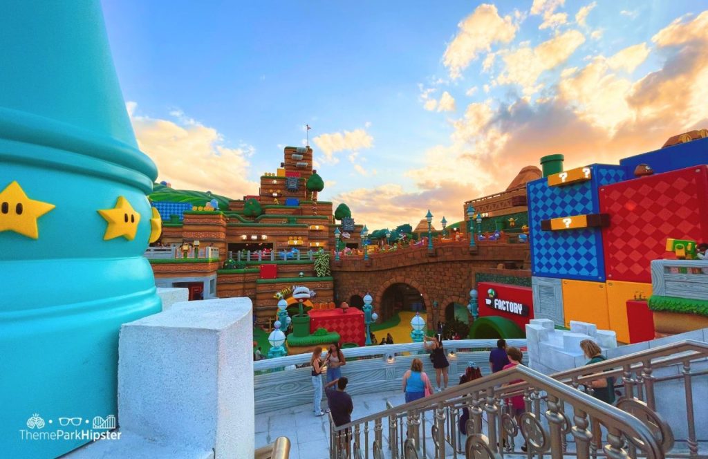 Super Nintendo World Mario Land with Yoshi's Adventure Ride Universal Epic Universe Theme Park Orlando