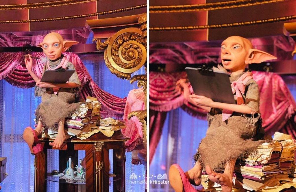 The Wizarding World of Harry Potter Battle at the Ministry of Magic Ride Queue Umbridge Office House Elf Universal Epic Universe Theme Park Orlando