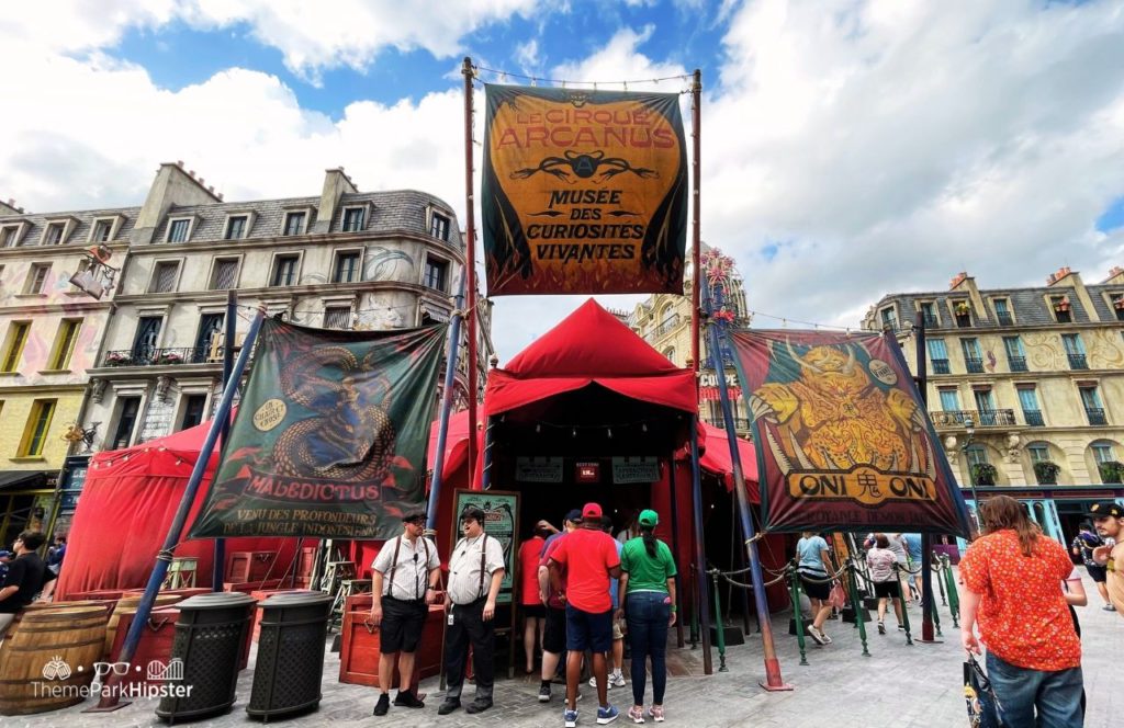 The Wizarding World of Harry Potter Ministry of Magic Le Cirque Arcanus Show Universal Epic Universe Theme Park Orlando