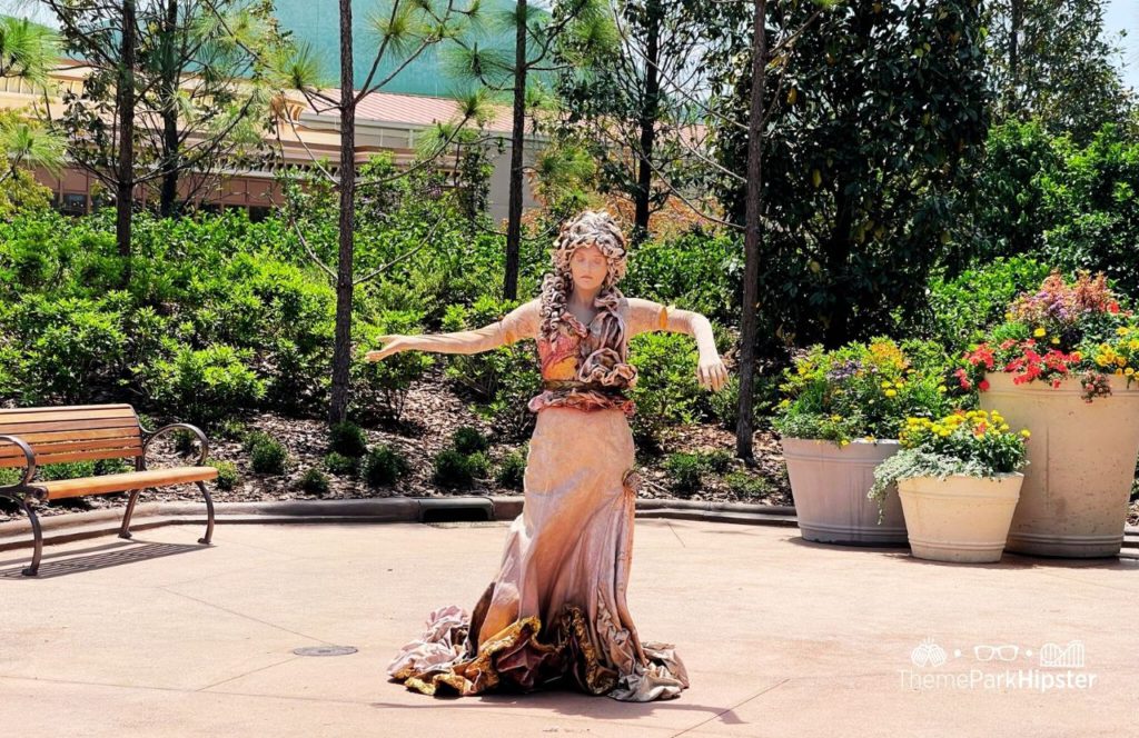Universal Epic Universe Theme Park Celestial Park Living Statue. Keep reading to find out all you need to know planning the best Epic Universe itinerary.