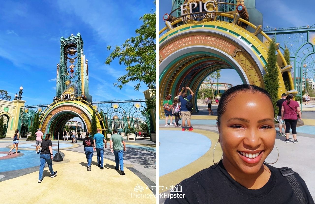 Universal Epic Universe Theme Park NikkyJ at Entrance