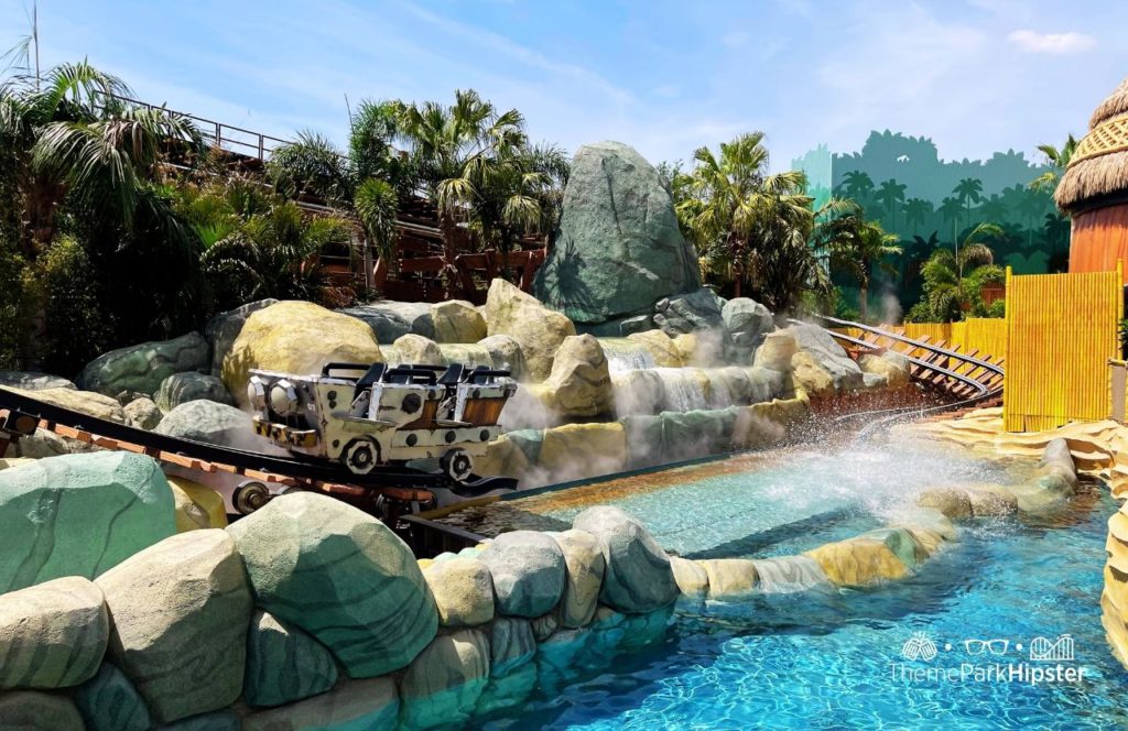 One of the best rides at Universal Epic Universe Theme Park Super Nintendo World Donkey Kong Country Mine Cart Madness