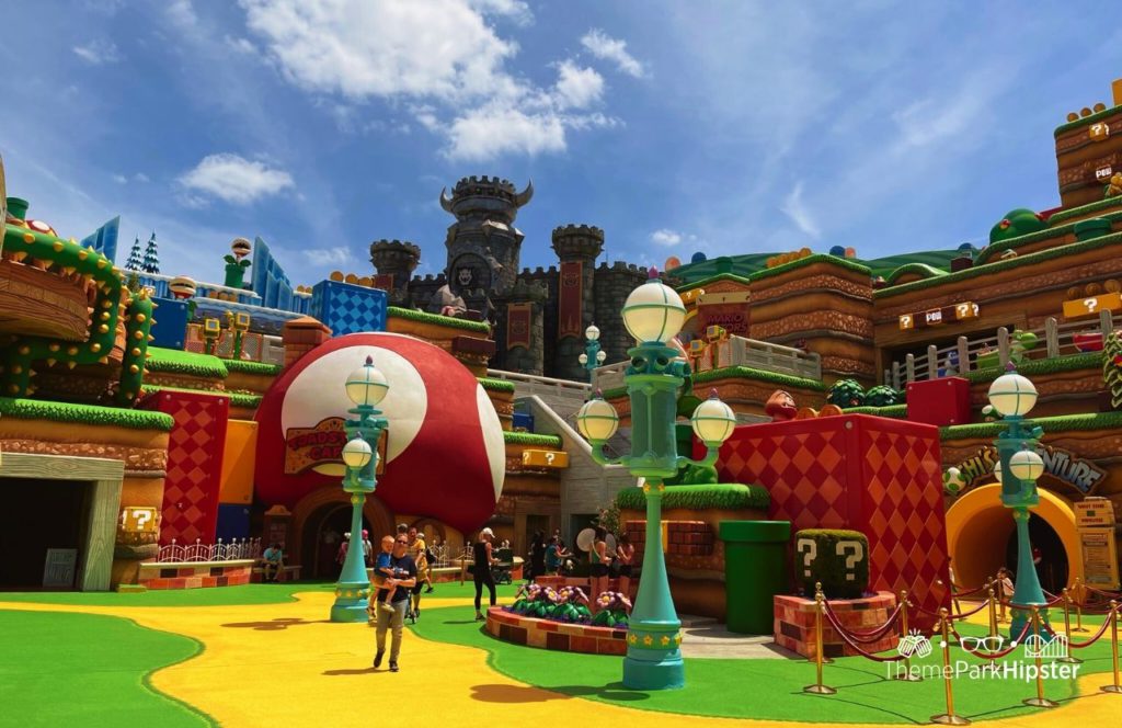 Universal Epic Universe Theme Park Super Nintendo World Toadstool Cafe and Yoshi’s Adventure