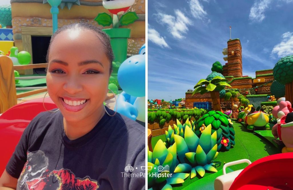 One of the best rides at Universal Epic Universe Theme Park Super Nintendo World Yoshi’s Adventure NikkyJ
