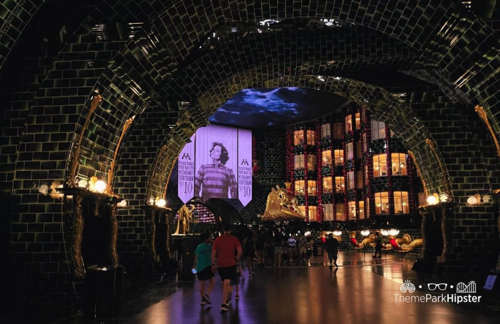 Universal Epic Universe Theme Park The Wizarding World of Harry Potter Battle at the Ministry of Magic Queue