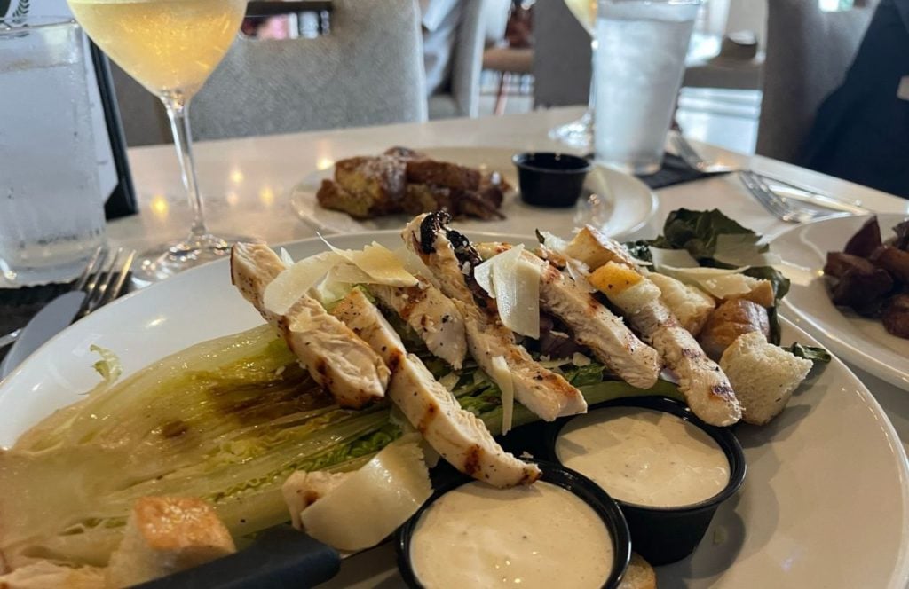 Fairway Tavern Restaurant in Valdosta, Georgia Chicken Cesar Salad with White Wine. Keep reading to find out what to do on a trip to Valdosta, Georgia. 