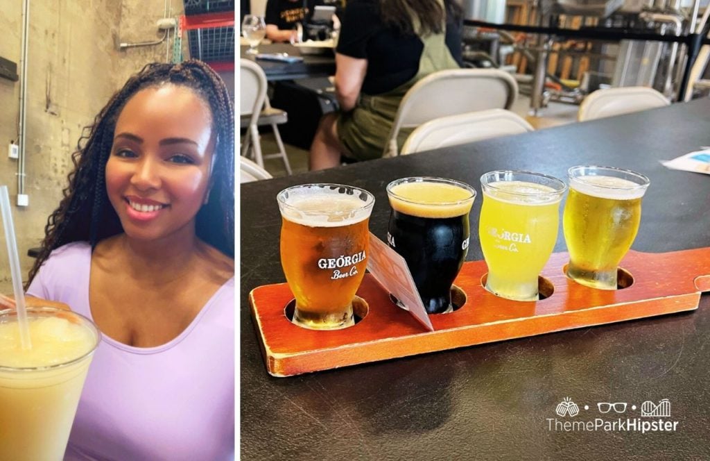 Georgia Beer Company Brewery in Valdosta Georgia Beer Flight with NikkyJ. Keep reading to find out all you need to know about a weekend getaway to Valdosta, Georgia.
