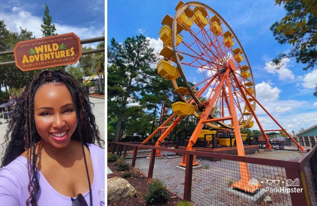Wild Adventures Theme Park in Valdosta, Georgia Horizon Ferris Wheel with NikkyJ. Keep reading to find out more about Wild Adventures theme park. 