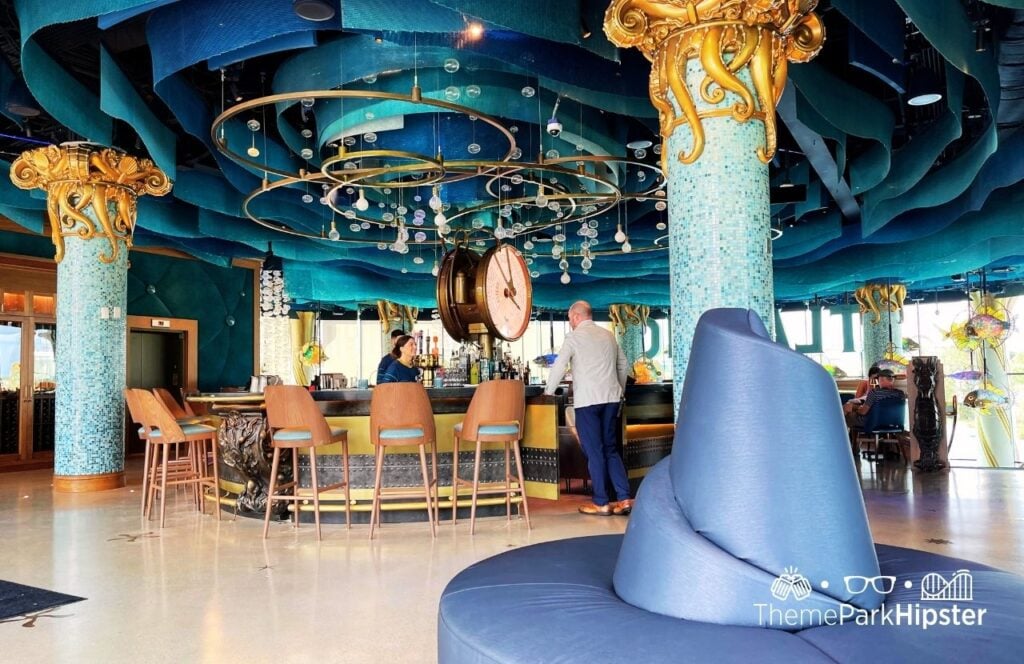 Universal Epic Universe Celestial Park Atlantic Restaurant Bar Area