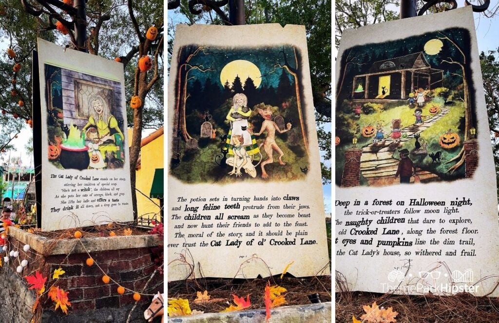 Universal Orlando Resort 2025 Halloween Horror Nights The Cat Lady of Crooked Lane Scare Zone