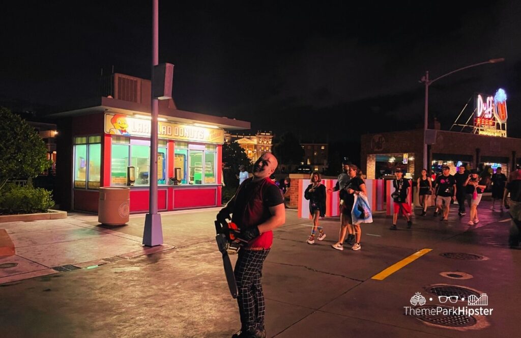 Clownz and Chainsaws in Simpson Land Universal Studios Halloween Horror Nights 2025 HHN 34