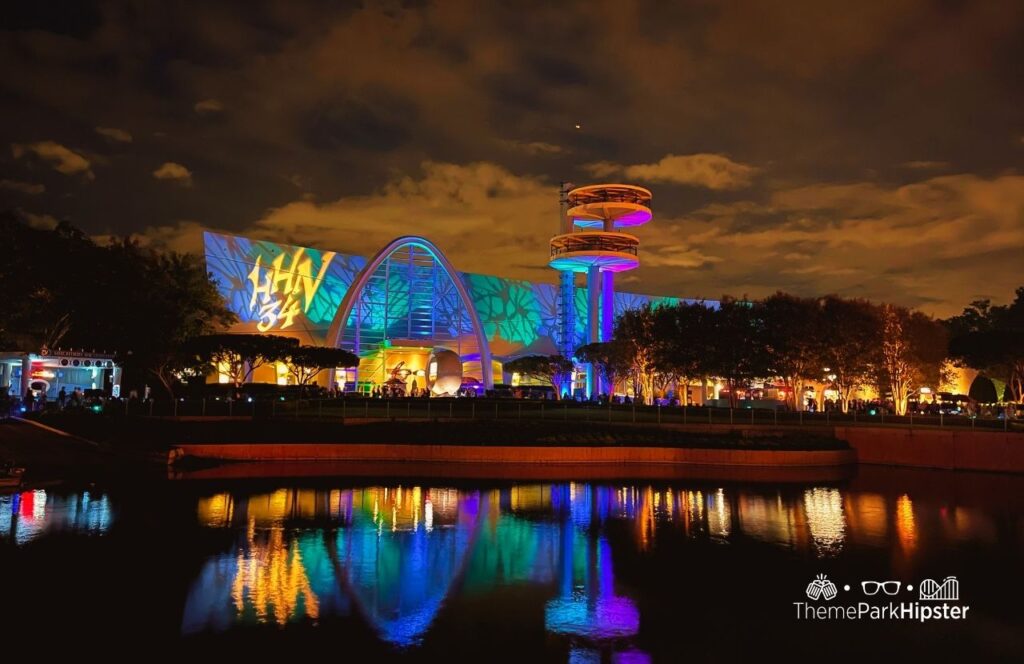 Men in Black at Night over Lagoon Universal Studios Halloween Horror Nights 2025 HHN 34