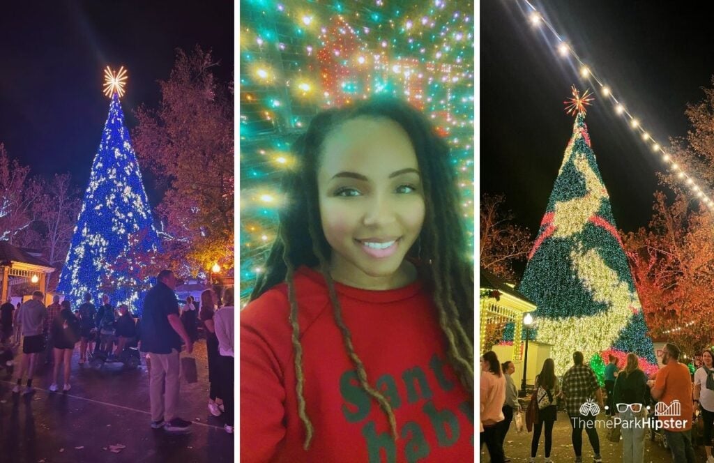 An Old Time Christmas lights with NikkyJ at Silver Dollar City Theme Park in Branson, Missouri