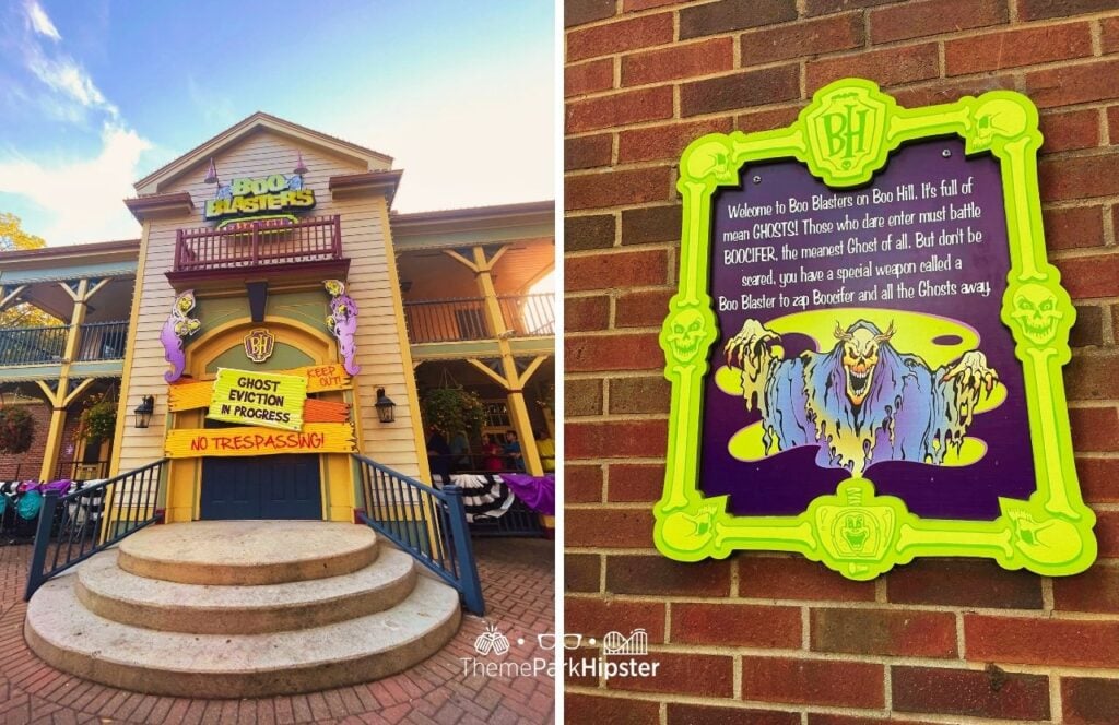 Carowinds Amusement Theme Park Boo Blasters Haunted Mansion Ride