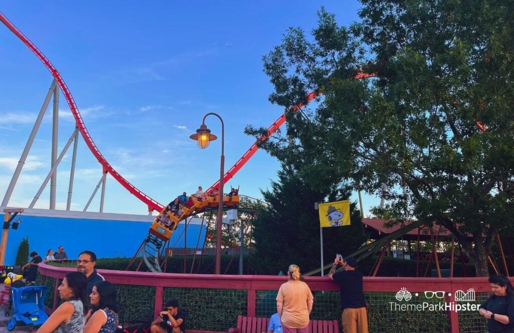 Carowinds Amusement Theme Park Camp Snoopy Woodstock Express Kiddie Roller Coaster